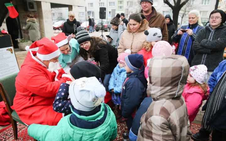 Mikulás a Római városrészi adventen - fotó: Ónodi Zoltán