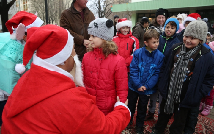 Mikulás a Római városrészi adventen - fotó: Ónodi Zoltán