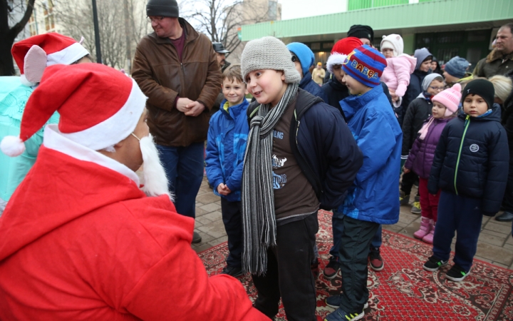 Mikulás a Római városrészi adventen - fotó: Ónodi Zoltán