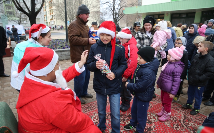 Mikulás a Római városrészi adventen - fotó: Ónodi Zoltán