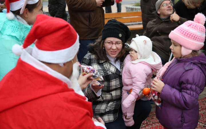 Mikulás a Római városrészi adventen - fotó: Ónodi Zoltán