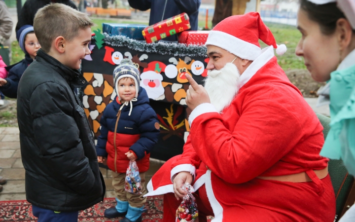 Mikulás a Római városrészi adventen - fotó: Ónodi Zoltán