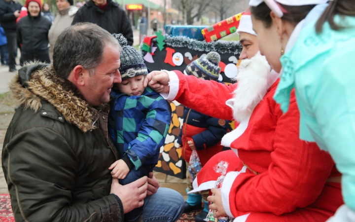 Mikulás a Római városrészi adventen - fotó: Ónodi Zoltán