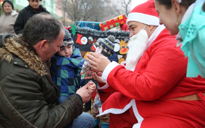 Mikulás a Római városrészi adventen - fotó: Ónodi Zoltán