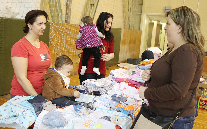 Jótékony Angyalok a sportcsarnokban - fotó: Sándor Judit