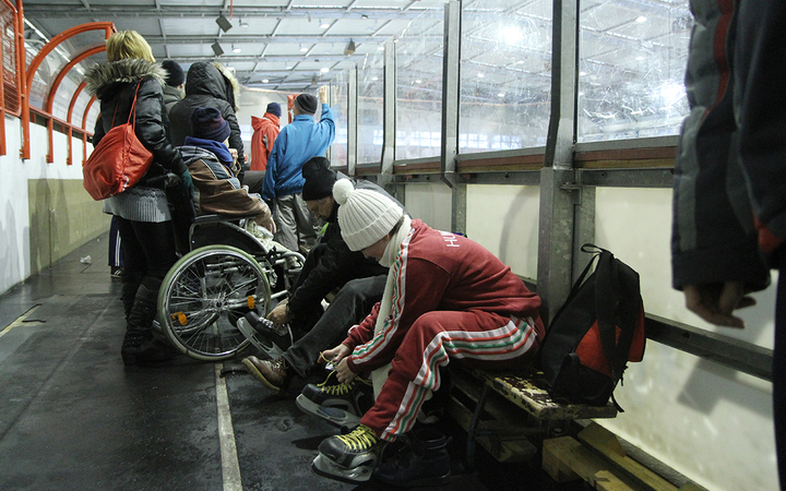 A jég nem akadály - fotó: Ónodi Zoltán