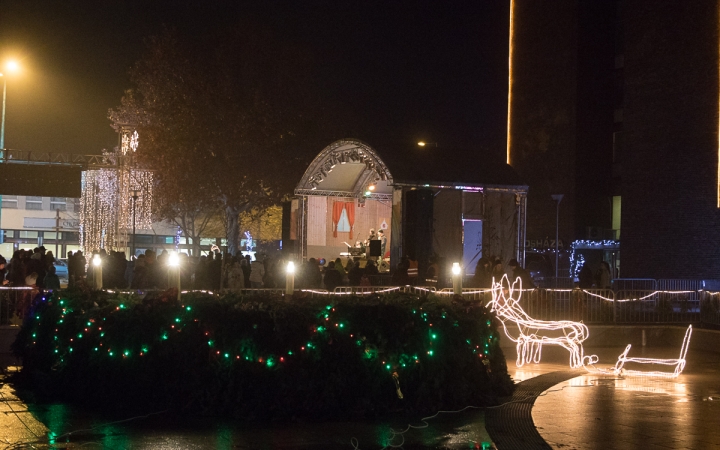 Főtéri Advent: Kelemen Angelika és a Fourtissimo - fotó: Ónodi Zoltán