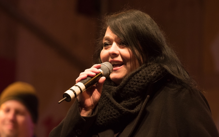 Főtéri Advent: Kelemen Angelika és a Fourtissimo - fotó: Ónodi Zoltán