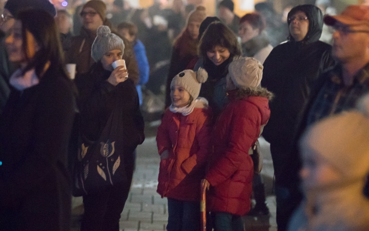 Főtéri Advent: Kelemen Angelika és a Fourtissimo - fotó: Ónodi Zoltán