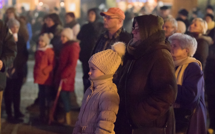 Főtéri Advent: Kelemen Angelika és a Fourtissimo - fotó: Ónodi Zoltán