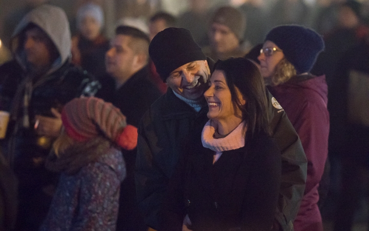 Főtéri Advent: Kelemen Angelika és a Fourtissimo - fotó: Ónodi Zoltán