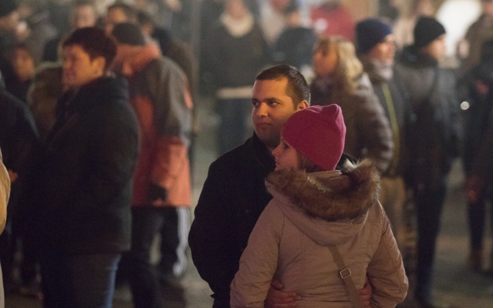 Főtéri Advent: Kelemen Angelika és a Fourtissimo - fotó: Ónodi Zoltán