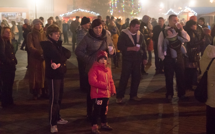 Főtéri Advent: Kelemen Angelika és a Fourtissimo - fotó: Ónodi Zoltán