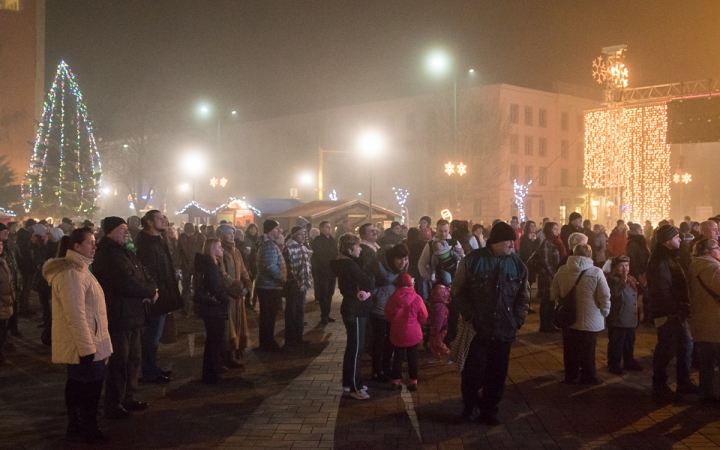 Főtéri Advent: Kelemen Angelika és a Fourtissimo - fotó: Ónodi Zoltán