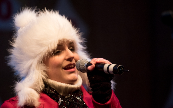 Főtéri Advent: Kelemen Angelika és a Fourtissimo - fotó: Ónodi Zoltán