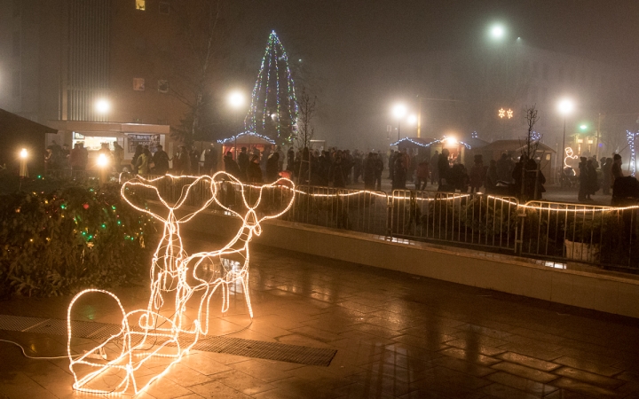 Főtéri Advent: Kelemen Angelika és a Fourtissimo - fotó: Ónodi Zoltán