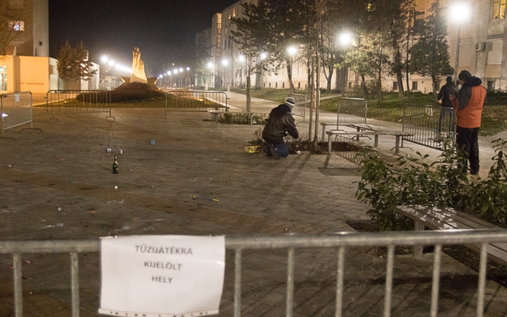 Szilveszter a Főtéren - fotó: Ónodi Zoltán