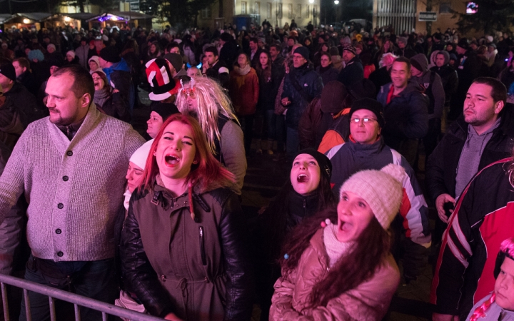 Szilveszter a Főtéren - fotó: Ónodi Zoltán
