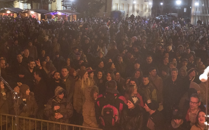 Szilveszter a Főtéren - fotó: Ónodi Zoltán