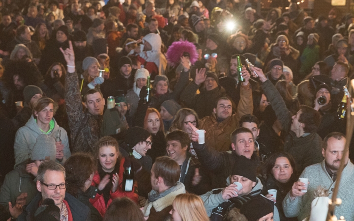Szilveszter a Főtéren - fotó: Ónodi Zoltán