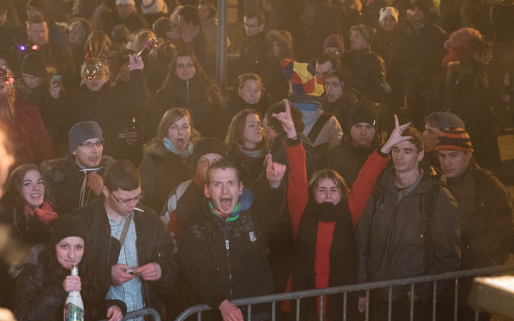 Szilveszter a Főtéren - fotó: Ónodi Zoltán
