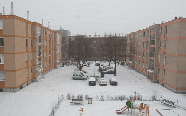 Hóhelyzet a városban - fotó: Ónodi Zoltán