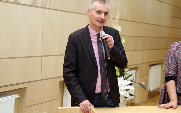 A hónap diákjainak köszöntése - fotó: Sándor Judit