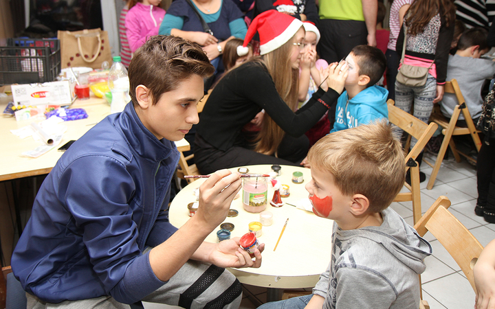 Mikulás az MMK-ban - fotó: Sándor Judit