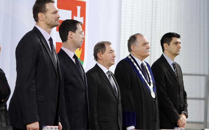 Diplomaátadó ünnepség az egyetemen - fotó: Sándor Judit