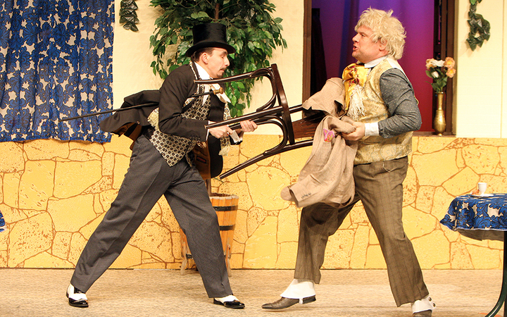 Új bemutatóra készülnek a színházban - Mirandolina - fotó: Sándor Judit