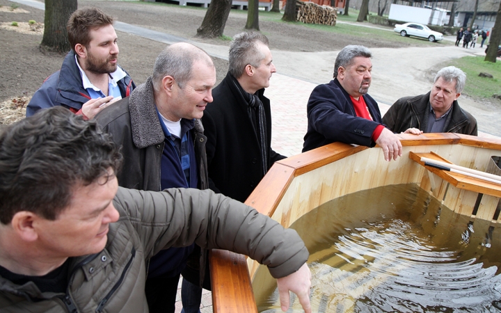 Elkészült a szaunapark - fotó: Sándor Judit