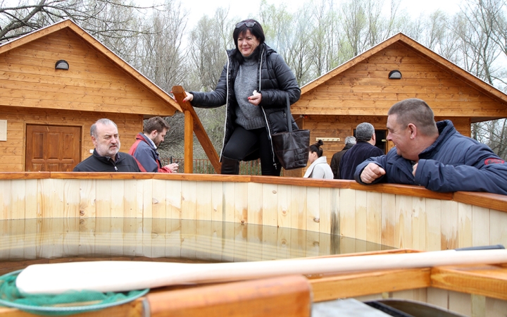 Elkészült a szaunapark - fotó: Sándor Judit