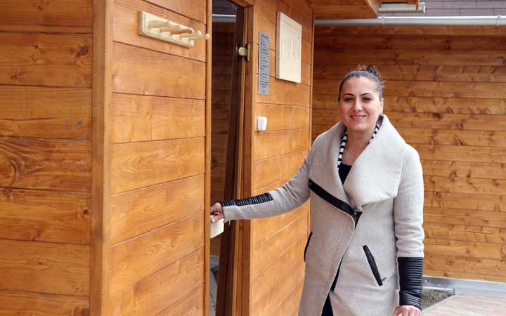 Elkészült a szaunapark - fotó: Sándor Judit