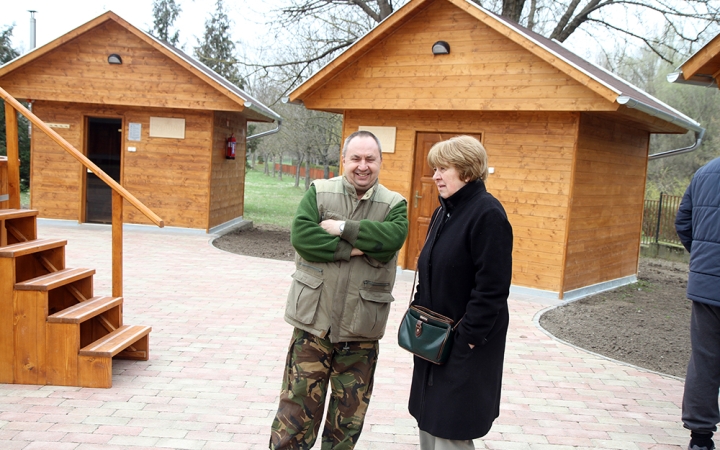 Elkészült a szaunapark - fotó: Sándor Judit
