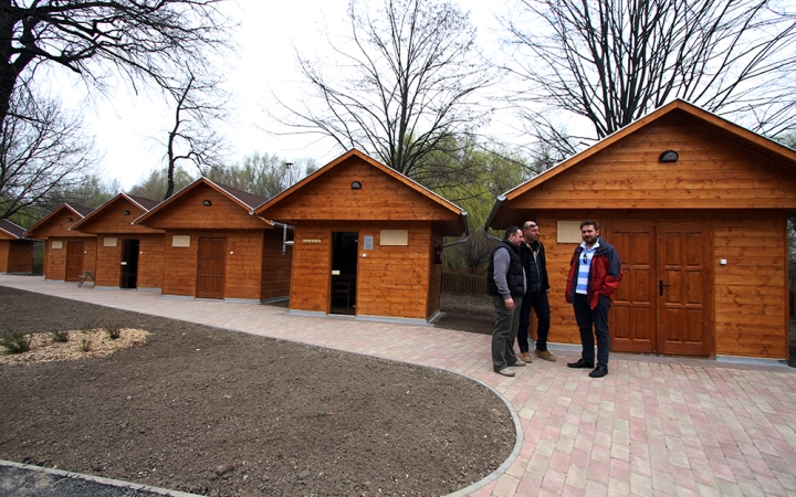 Elkészült a szaunapark - fotó: Sándor Judit