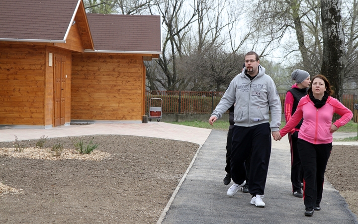 Elkészült a szaunapark - fotó: Sándor Judit