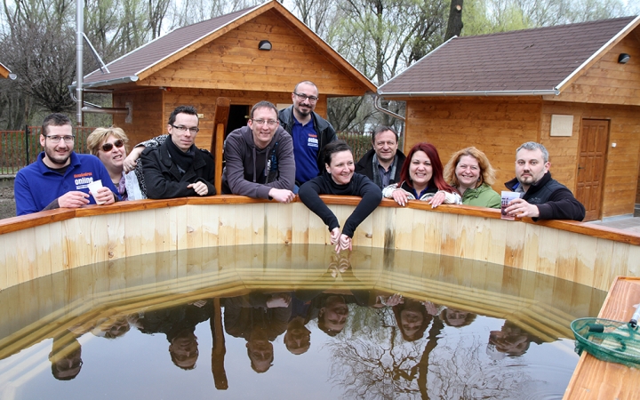 Elkészült a szaunapark - fotó: Sándor Judit