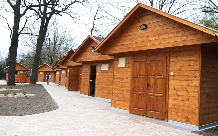 Elkészült a szaunapark - fotó: Sándor Judit