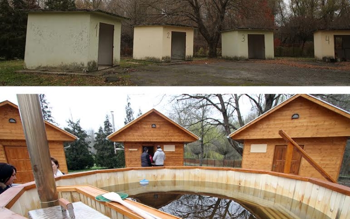 Elkészült a szaunapark - fotó: Sándor Judit