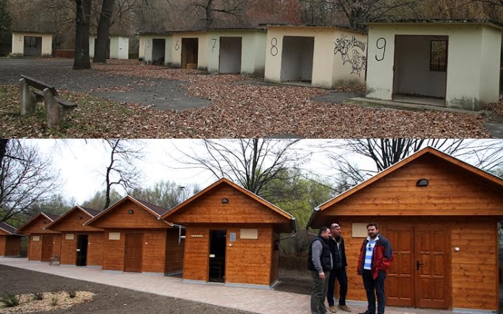 Elkészült a szaunapark - fotó: Sándor Judit