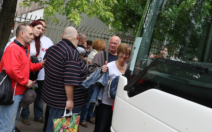 Elindultak a DKKA szurkolók Veszprémbe - fotó: Ónodi Zoltán