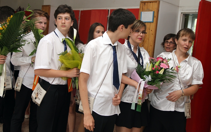 Ballagás a Petőfiben - fotó: Sándor Judit Ballagás a Petőfiben - fotó: Sándor Judit