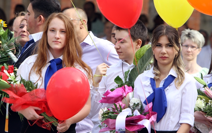 Ballagás a Petőfiben - fotó: Sándor Judit