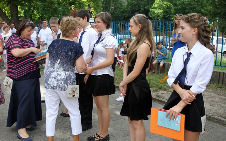 Ballagás a Petőfiben - fotó: Sándor Judit