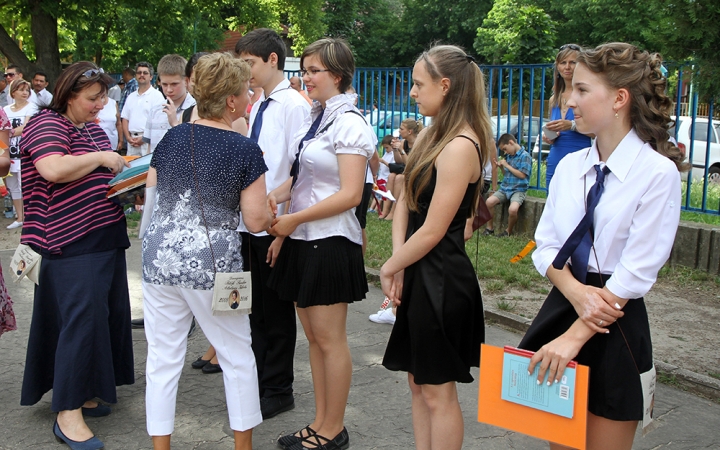 Ballagás a Petőfiben - fotó: Sándor Judit