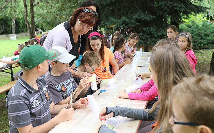 Így táboroznak az MMK-ban - fotó: Ónodi Zoltán
