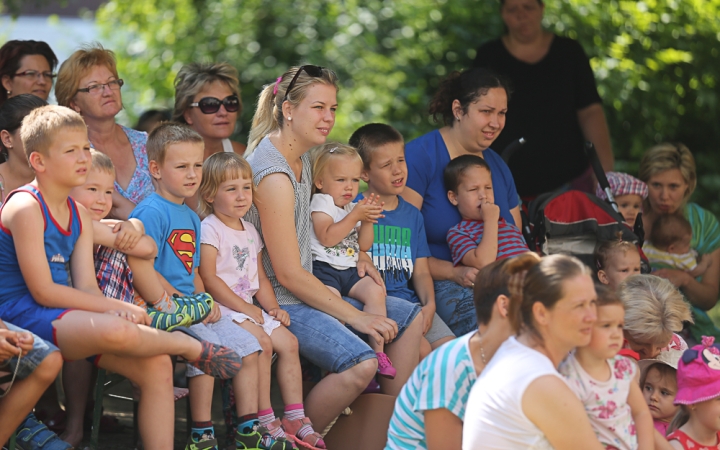 Így táboroznak az MMK-ban - fotó: Ónodi Zoltán