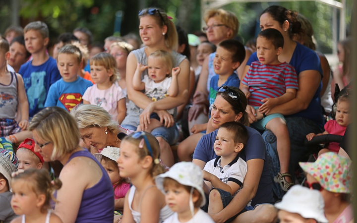 Így táboroznak az MMK-ban - fotó: Ónodi Zoltán