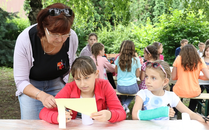 Így táboroznak az MMK-ban - fotó: Ónodi Zoltán