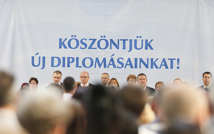 Diplomaosztó az Egyetemen 2016 - fotó: Ónodi Zoltán